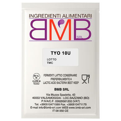 Мезо-термофильная закваска BMB TYO 10U (на 1000-2000 литров молока)
