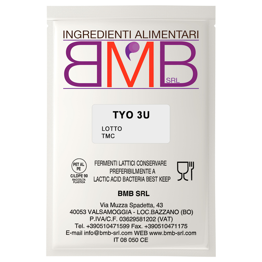 Мезо-термофильная закваска BMB TYO 3U (на 300-600 литров молока)