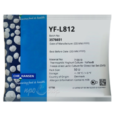 Термофильная закваска Chr.Hansen YF-L 811/812 (50U)